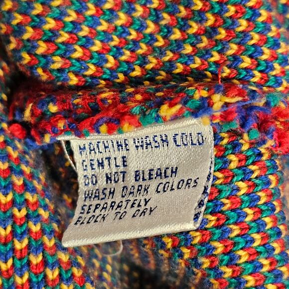 Picone Sport Plaid Button Down Sweater 100% Cotton Women's Petite SP Outerwear - Picture 5 of 7